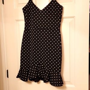 Petite polka dot dress